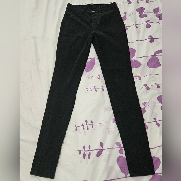 Uniqlo - Black Stretch Skinny Jeggings Leggings - Picture 2 of 7